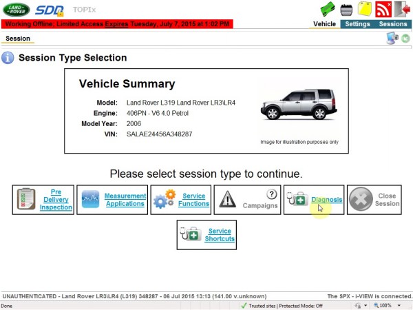 VXDIAG VCX NANO для Land Rover и Jaguar Software 2