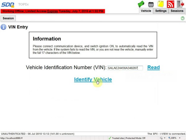 VXDIAG VCX NANO 1 для программного обеспечения Land Rover и Jaguar