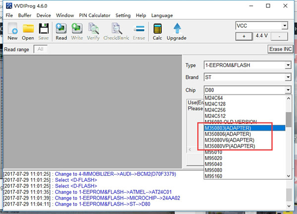 Адаптер Xhorse VVDI Prog M35080 D80 - 3