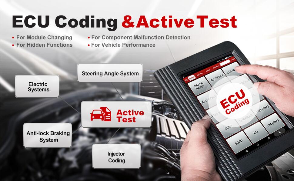 x431 v + Активное тестирование и кодирование ECU