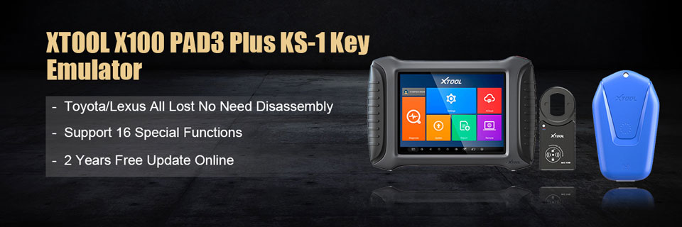 Эмулятор ключей XTOOL X100 PAD3 Plus KS - 1