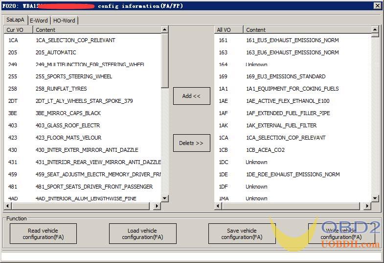Xhorse VVDI BIMTOOL Pro Процедуры серии F G