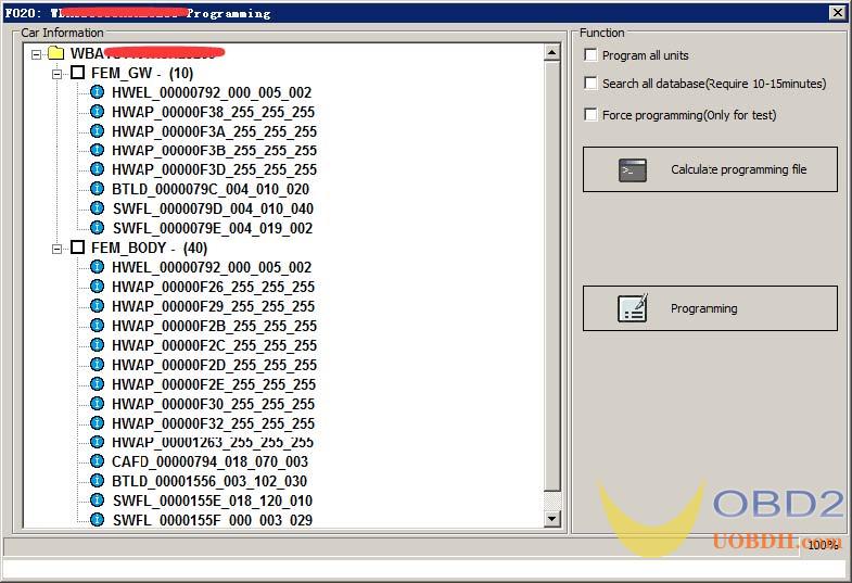 Xhorse VVDI BIMTOOL Pro Процедуры серии F G