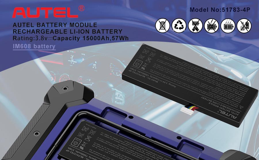 Аккумулятор Autel MaxIM IM608