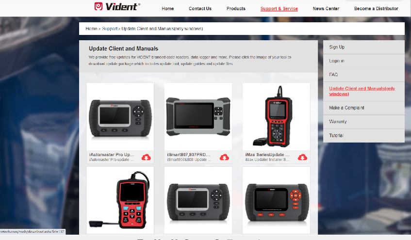 Обновление Vident ISMART807PRO