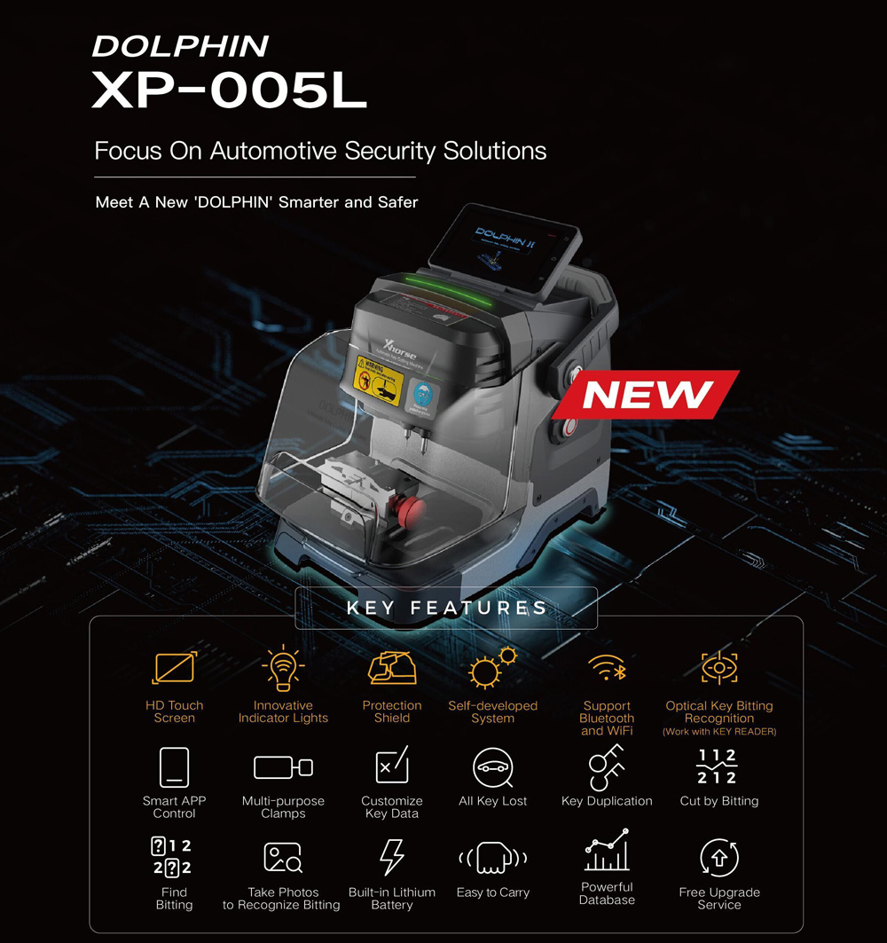 Особенности Xhorse Dolphin XP - 005L