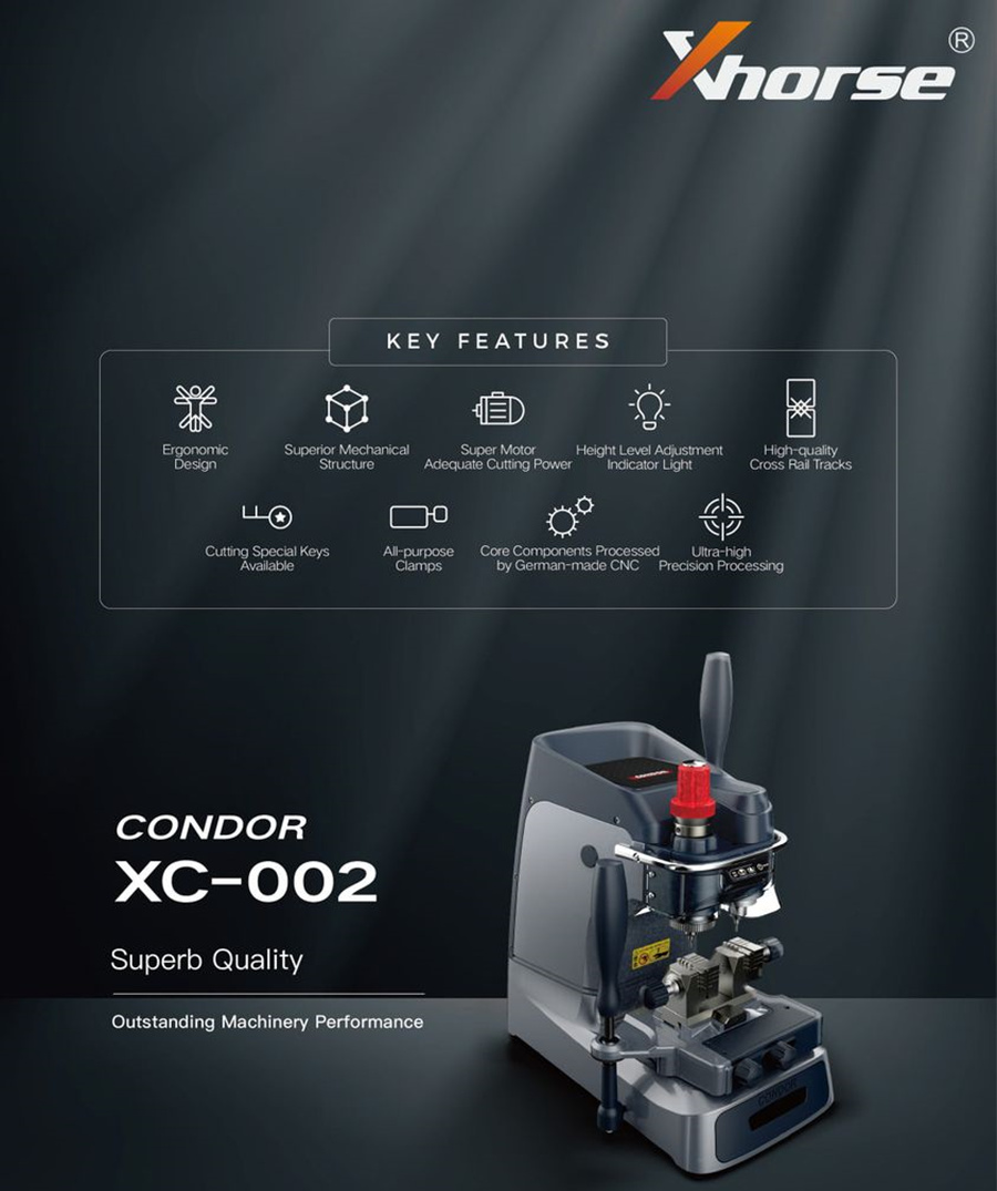 Машина для резки ключей Xhorse Condor XC - 002 Ikeycutter