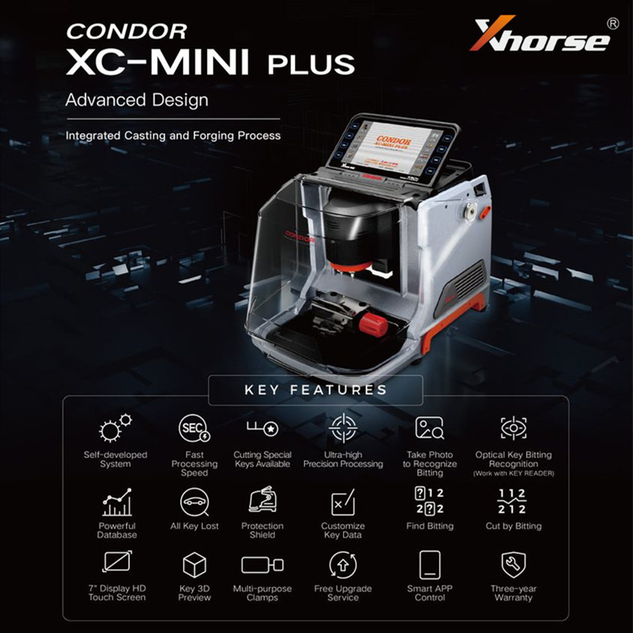 Особенности Xhorse Condor XC - Mini Plus
