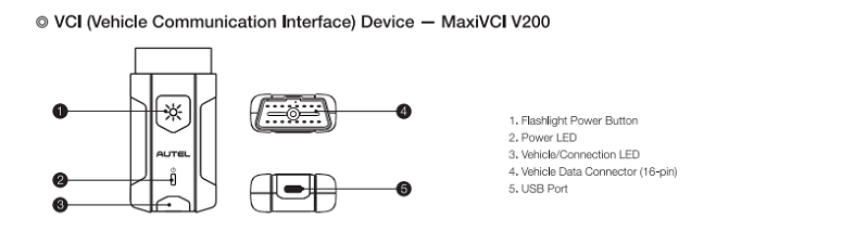 & quot; Autel MaxivCI VCI 200 & quot;