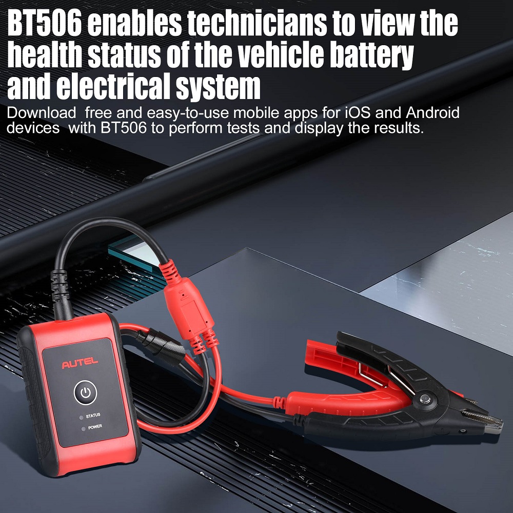 Autel MaxiBAS BT506 Аналитические инструменты для автомобильных батарей и электрических систем