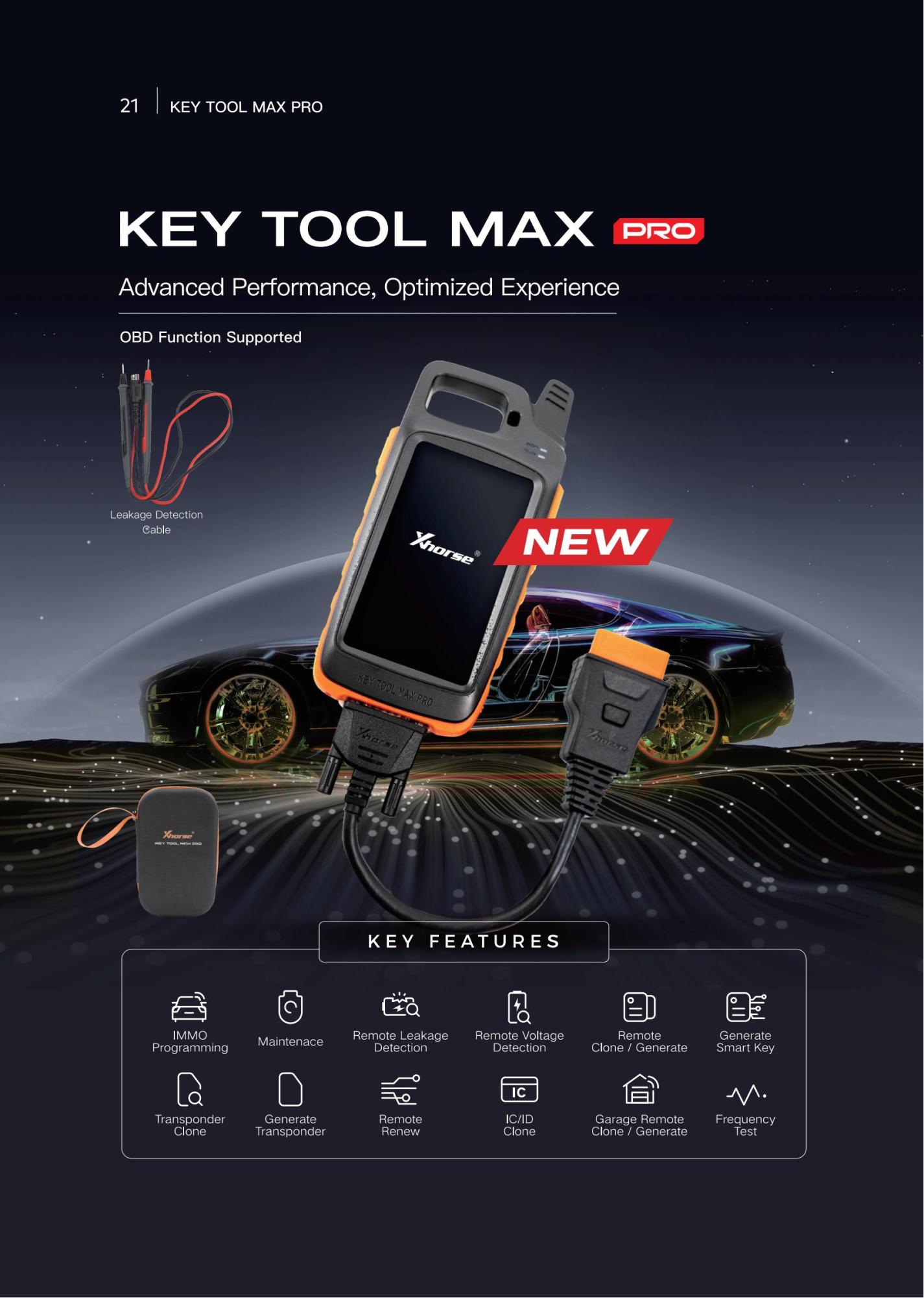 Xhorse VVDI Key Tool Max Pro с поддержкой MINI OBD