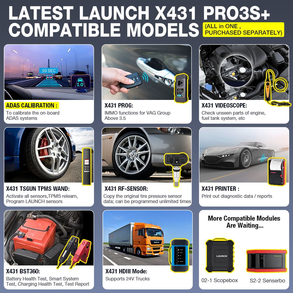 Модуль расширения x431 Pro3s +
