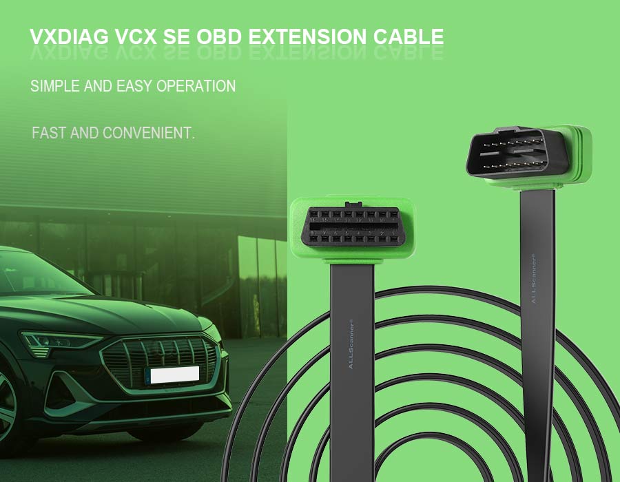 Продление кабеля VXDIAG VCX SE OBD