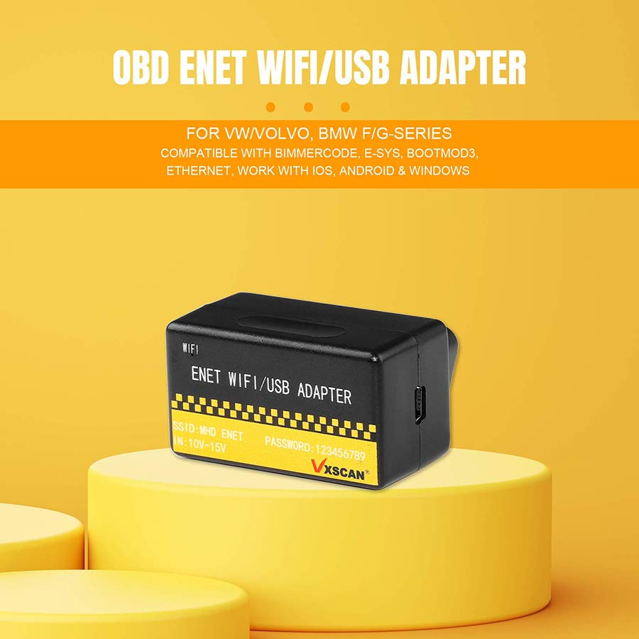Адаптер OBD ENET WIFI / USB