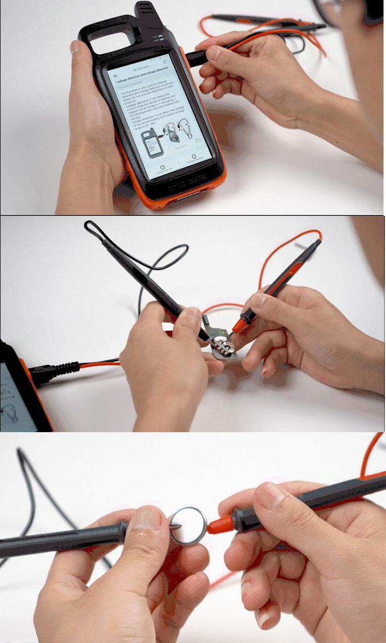 Xhorse VVDI Key Tool Max Pro Прочитать напряжение и ток утечки
