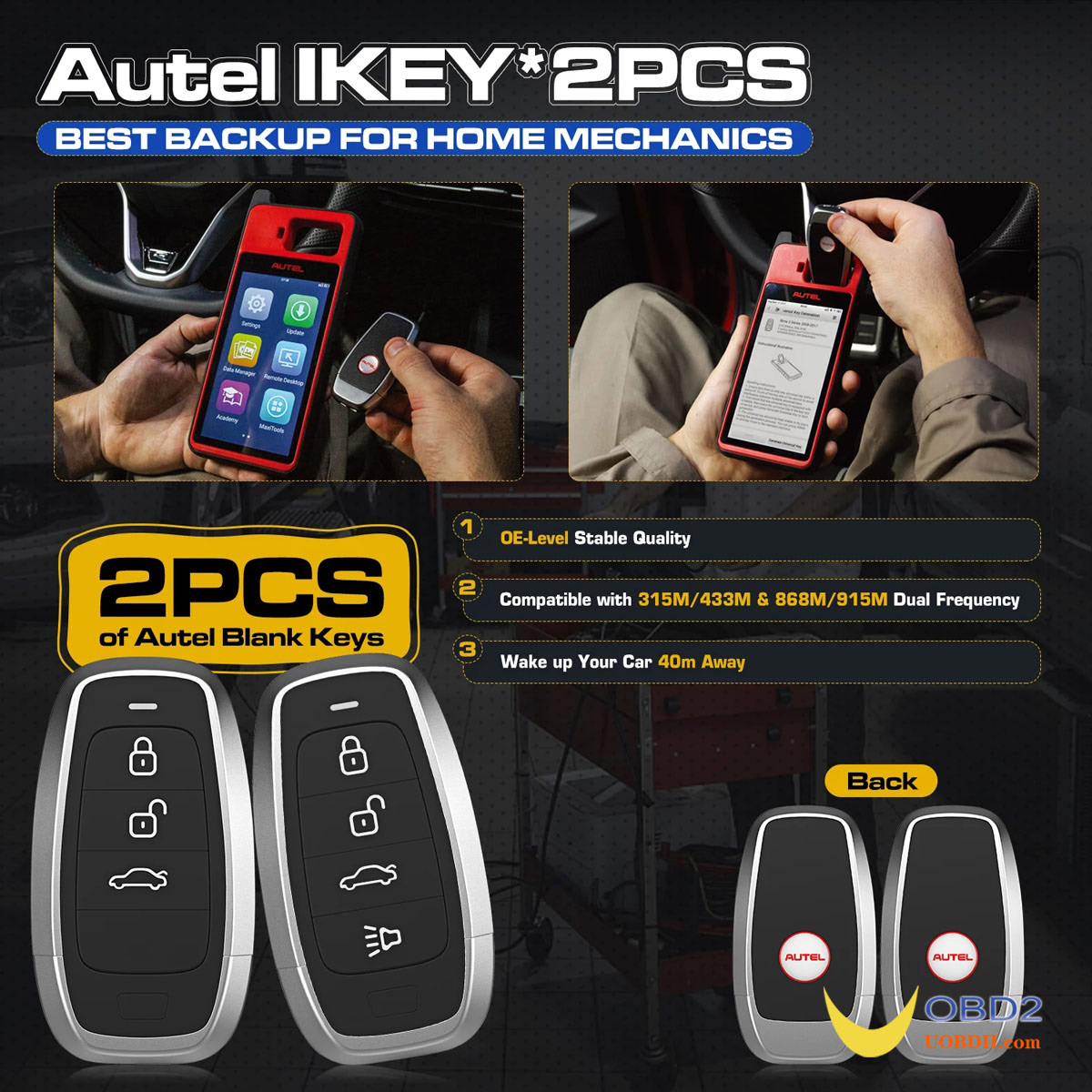  Универсальный генератор ключей Autel MaxiIM KM100E 