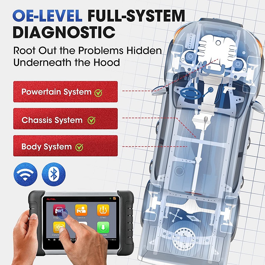 Autel Maxicom MK808TS Автоматическая программа переподготовки TPMS