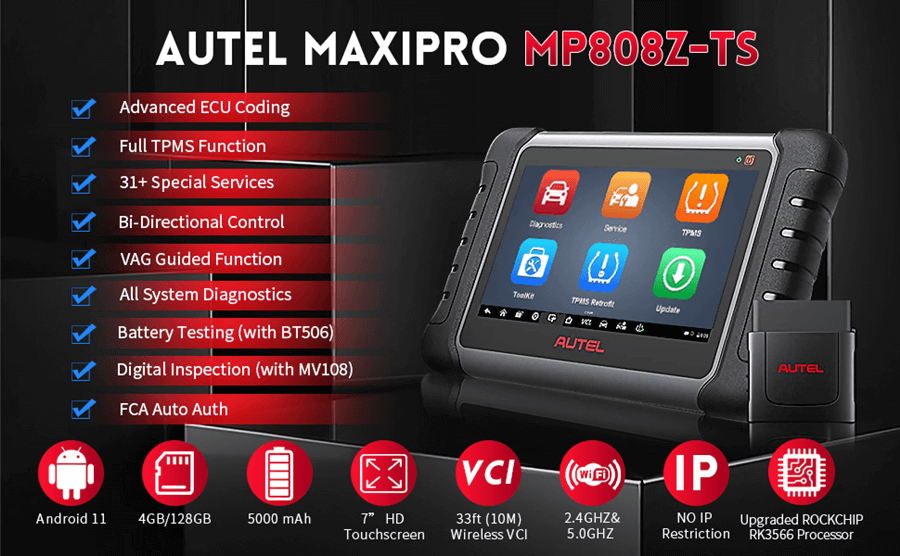 2023 Autel MaxiPRO MP808Z - TS Компания 