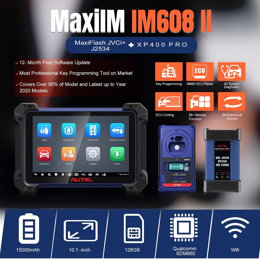 & quot; Autel MaxiIM IM608 II & quot; (IM608 PRO II) 