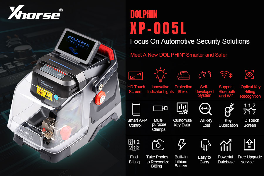 Устройство для резки ключей Xhorse Dolphin XP005L XP - 005L