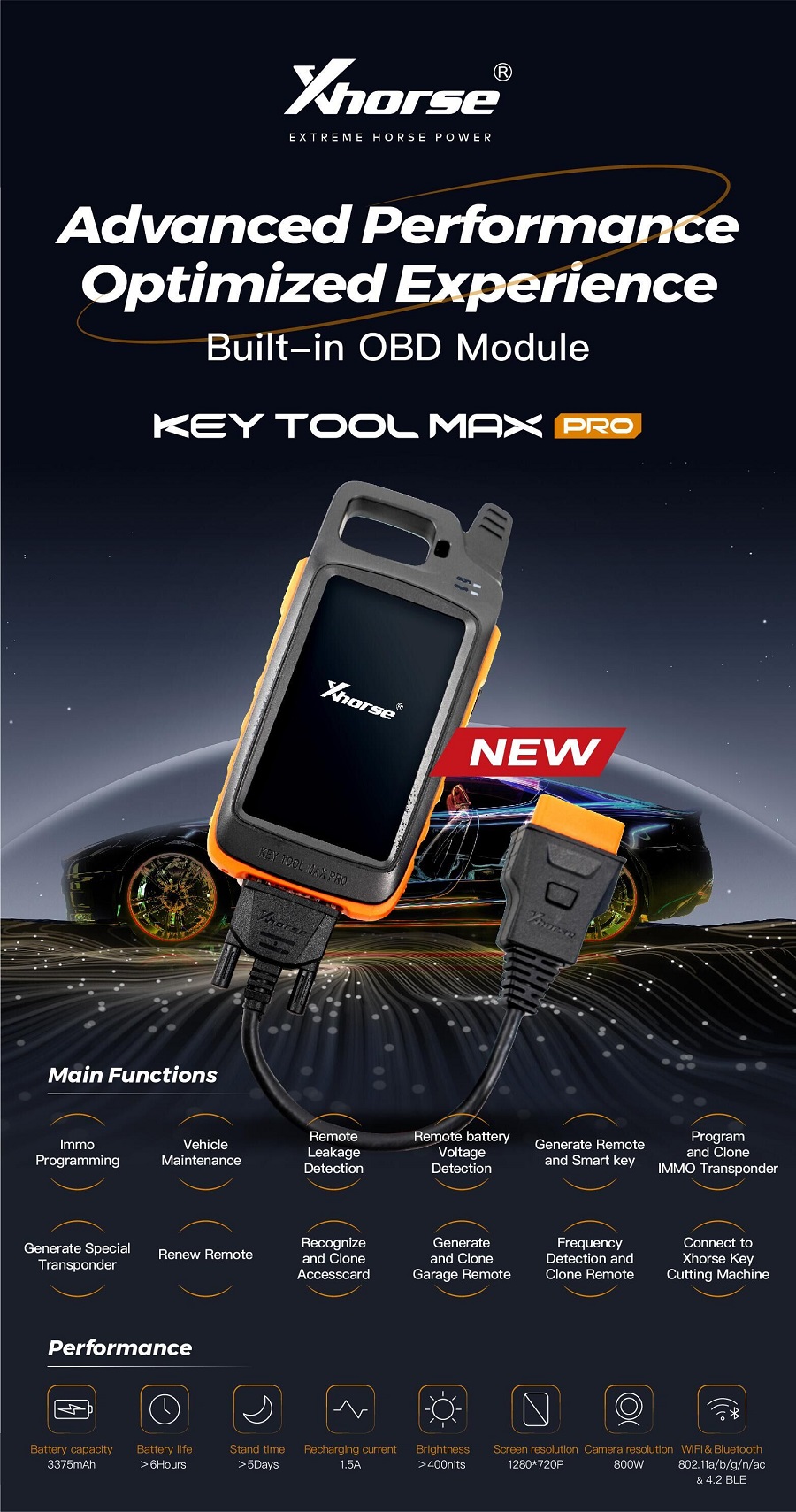 Ключевые инструменты Xhorse VVDI Max Pro 