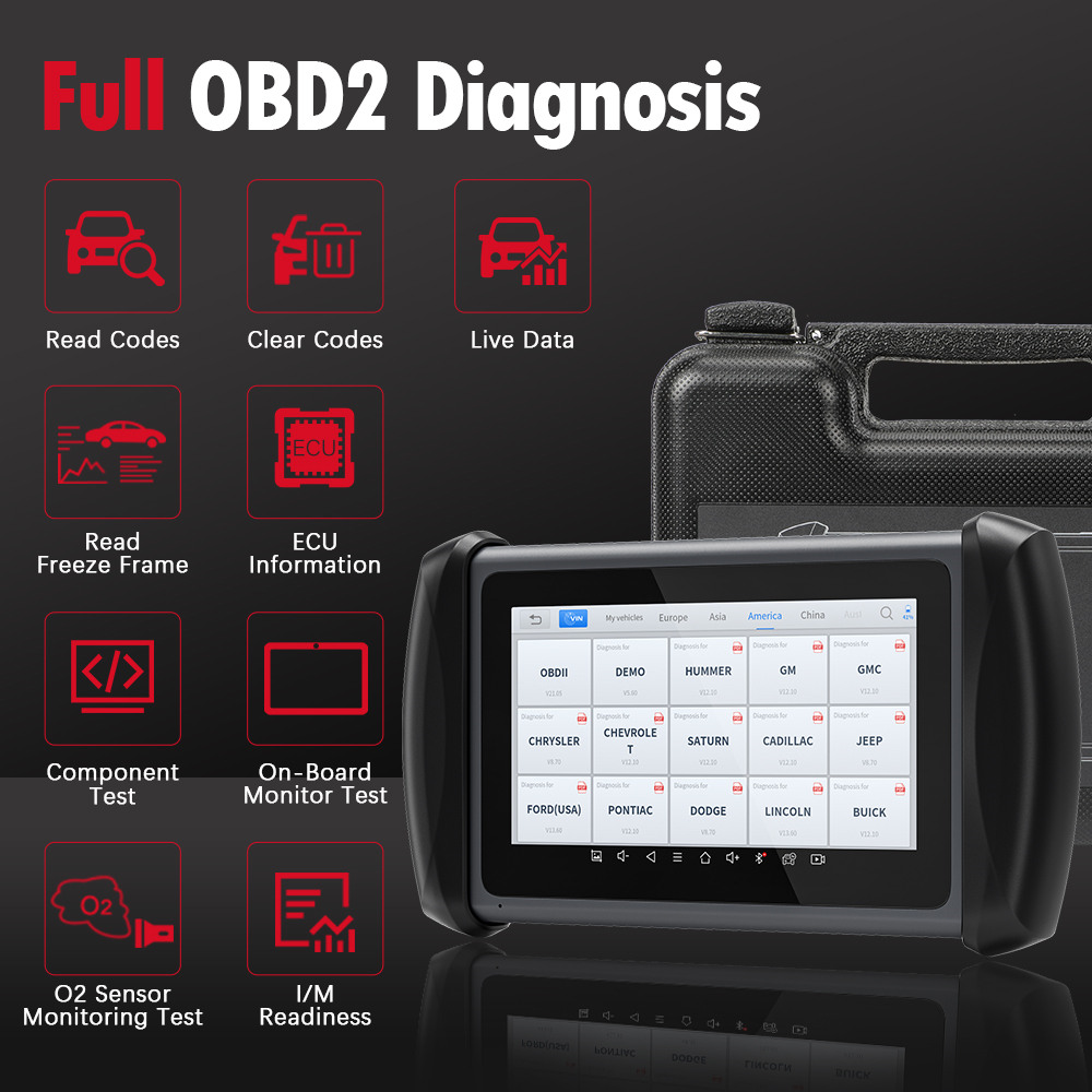 XTOOL InPlus IP616 OBD2 Инструменты диагностики и программирования автомобилей 