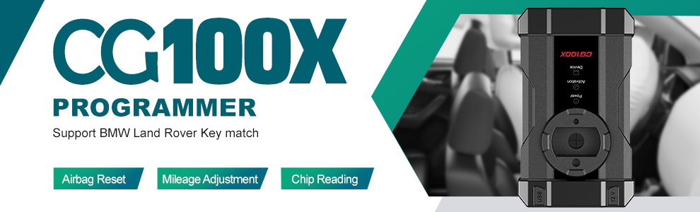 CGDI CG100X New Generation Programmer for Airbag Reset Mileage Adjustment and Chip Reading 