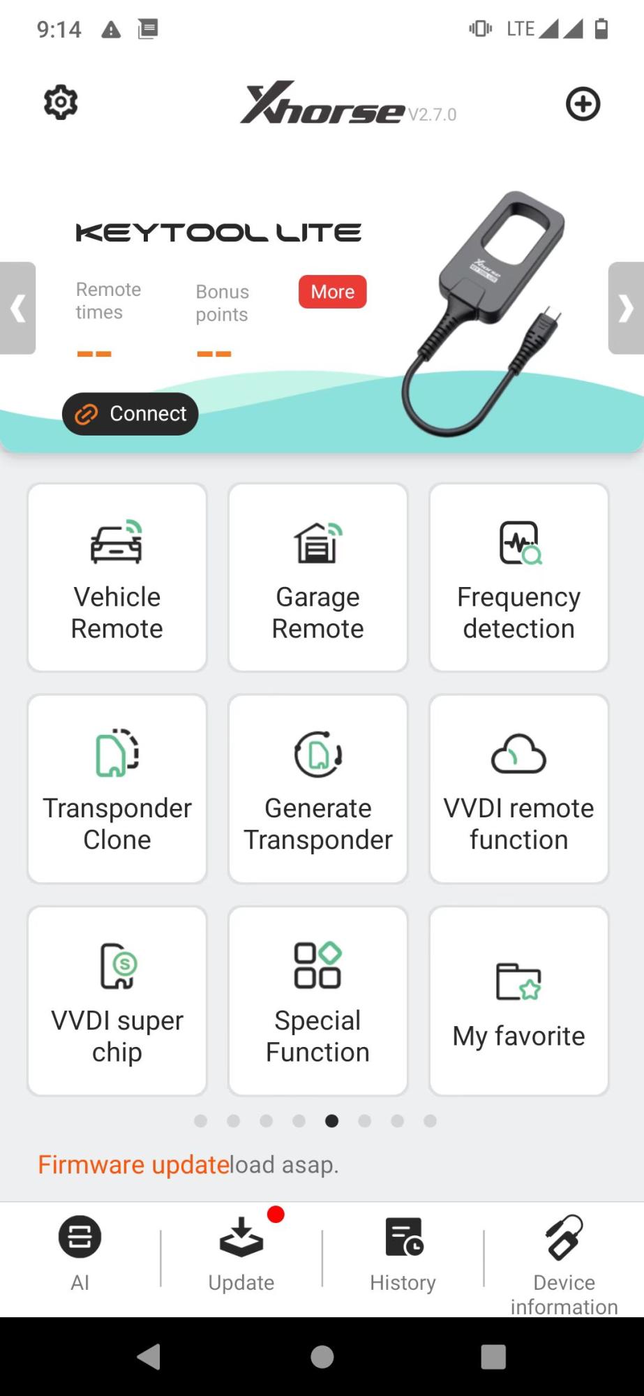 Ключевой инструмент Xhorse VVDI BEE Lite для мобильных устройств Android