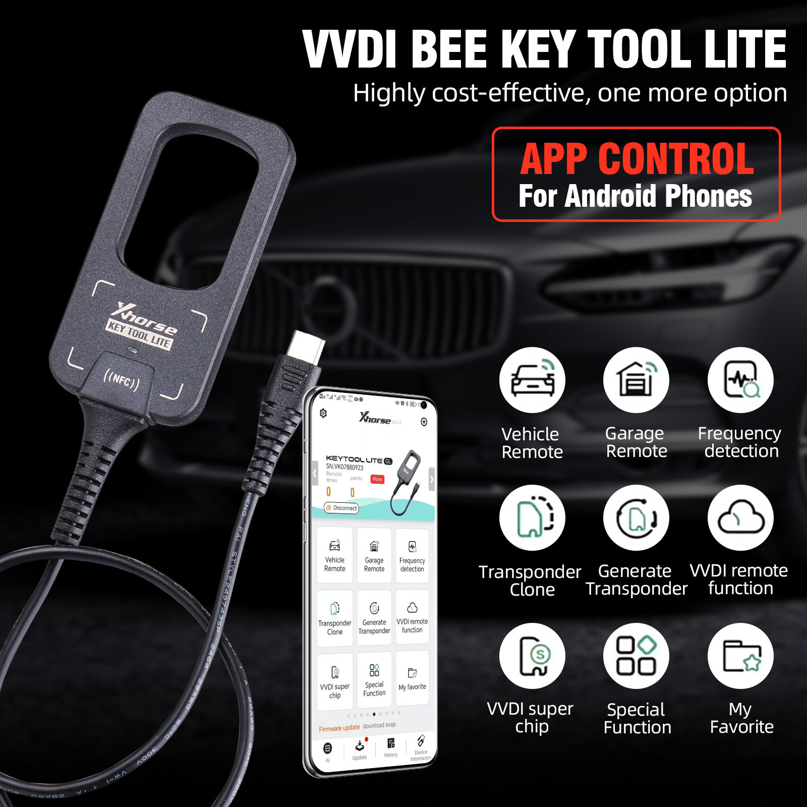 Ключевые инструменты Xhorse VVDI BEE
