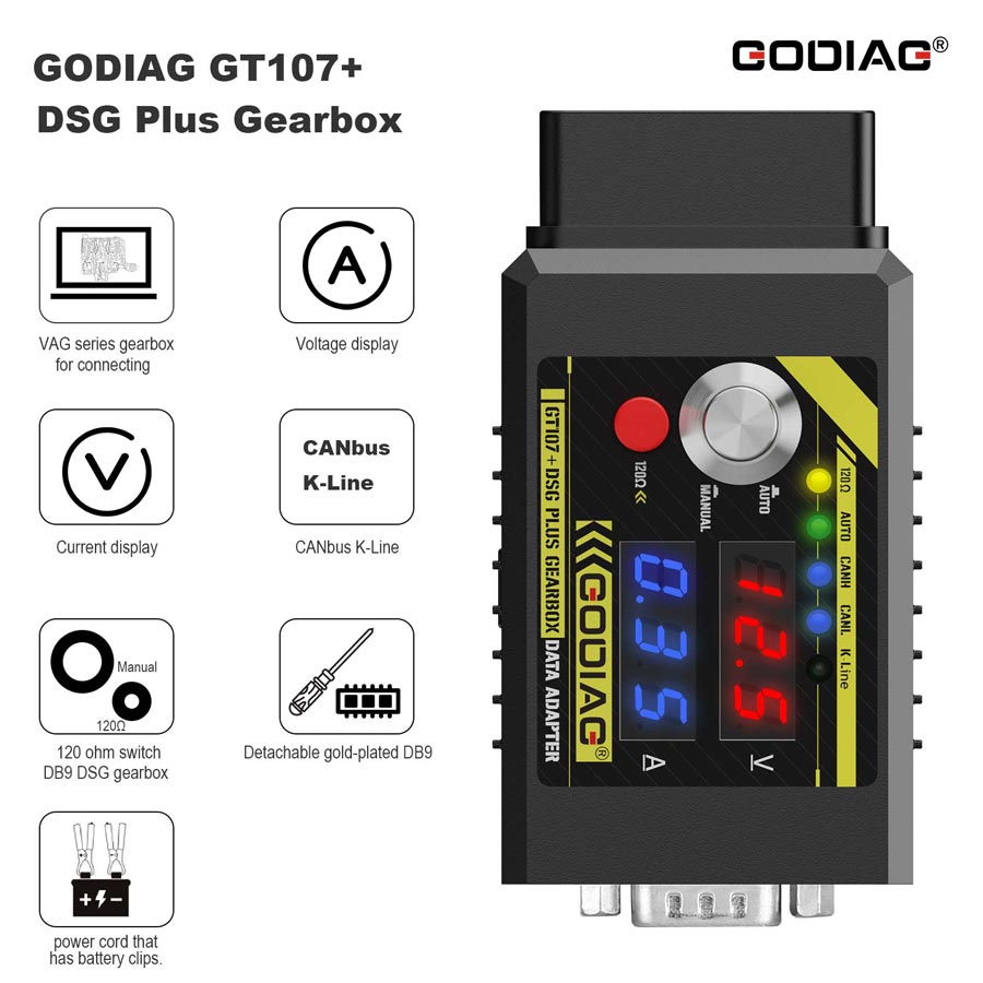 Адаптер данных GODIAG GT107 + DSG Plus