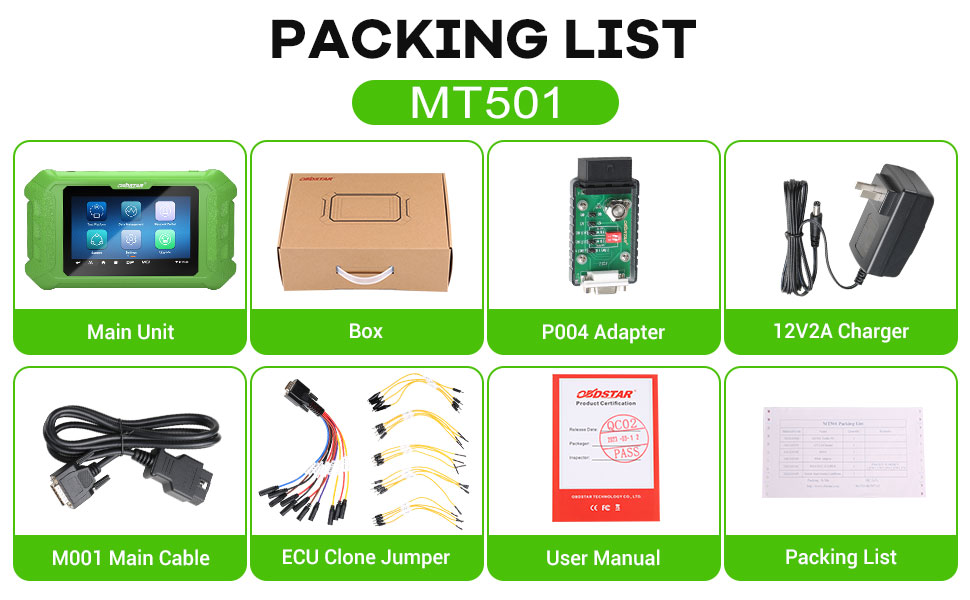 OBDSTAR MT501 Test Platform Tool 4 Types of Modules Power On by BENCH