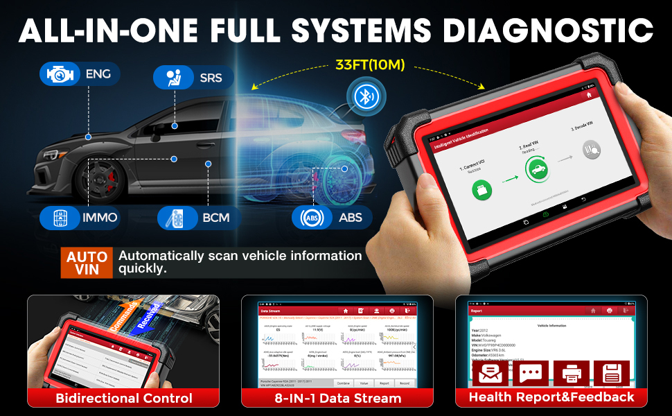 Запуск диагностического сканера CRP919E с поддержкой CAN FD DoIP и ECU