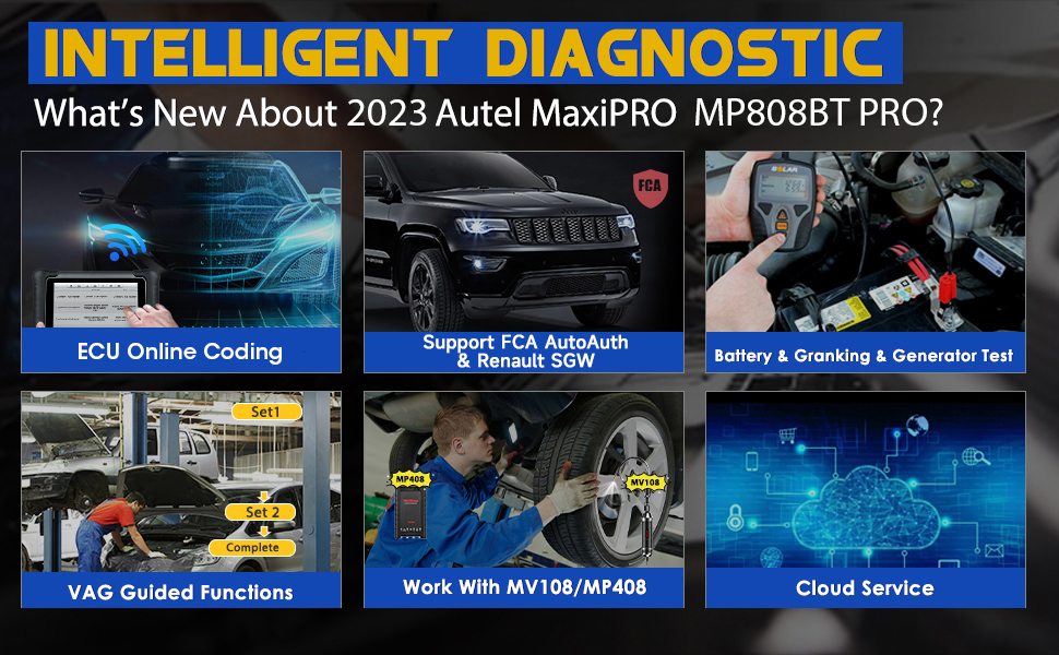Общесистемный диагностический инструмент Autel MaxiPRO MP808BT Pro OE - Level