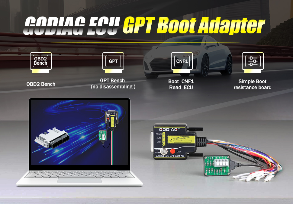 GODIAG ECU GPT загрузочный разъем AD ECU