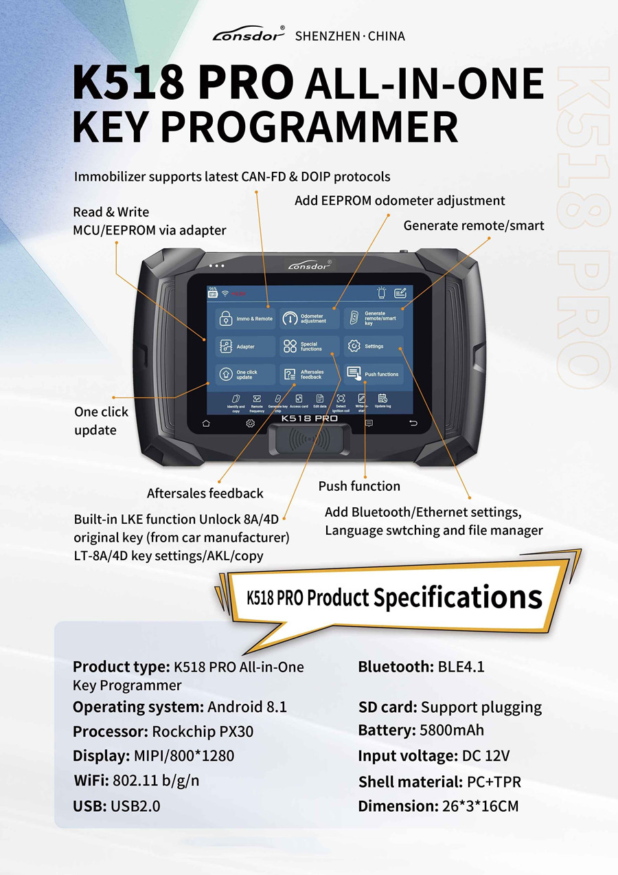 2023 Lonsdor K518 PRO Полная версия
