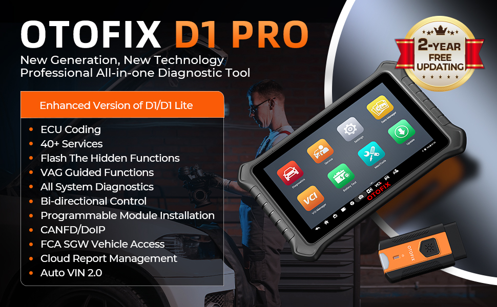 Диагностический сканер OTOFIX D1 PRO для всех автомобилей, самый экономичный диагностический инструмент
