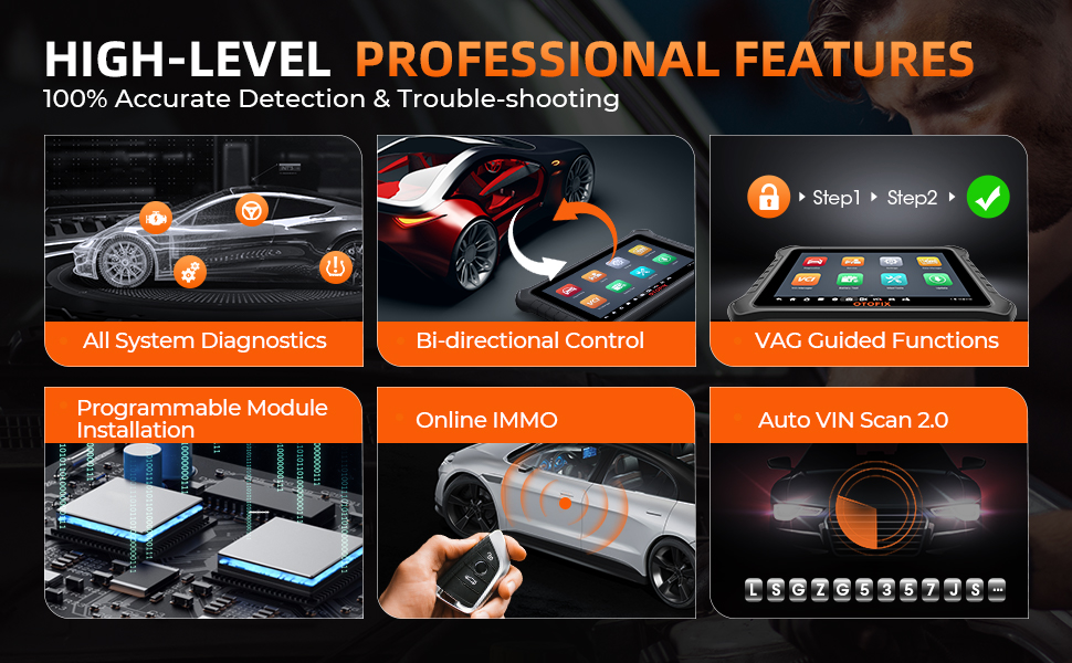 Диагностический сканер OTOFIX D1 PRO для всех автомобилей, самый экономичный диагностический инструмент