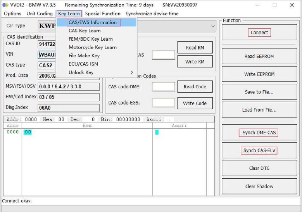 Тестовая платформа GODIAG CAS2 CAS3 SER