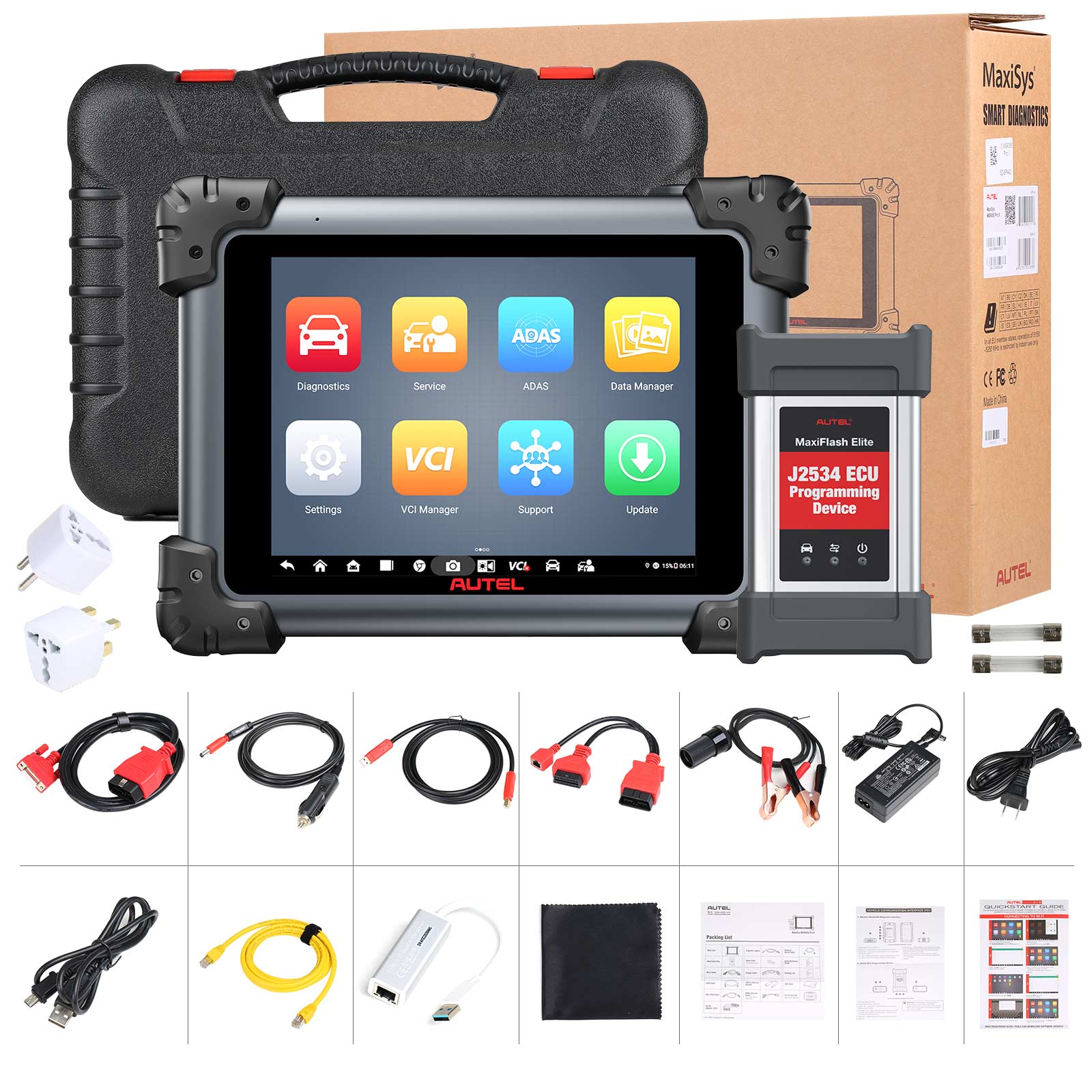 Список пакетов Autel Maxisys MS908S Pro II