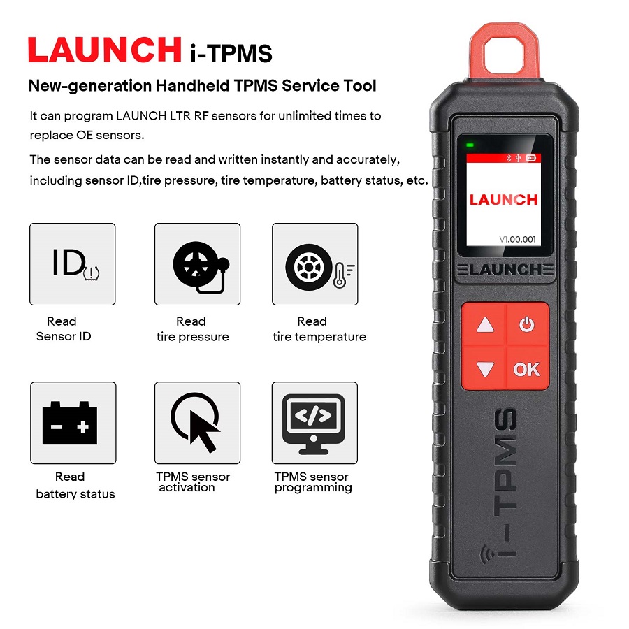 Запуск портативного инструмента технического обслуживания TPMS i - TPMS 