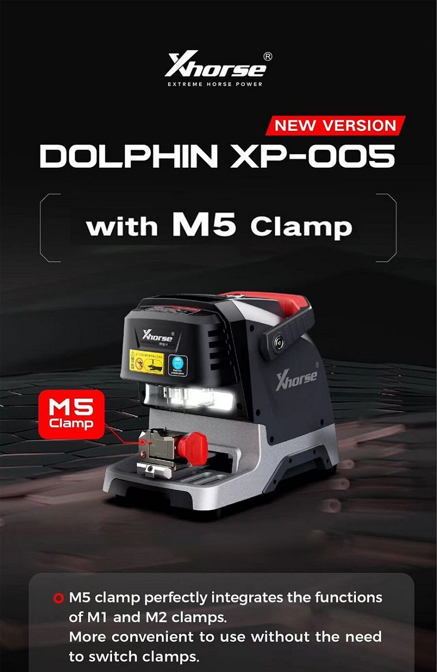 Устройство для резки ключей Xhorse Dolphin XP - 005 XP005 XP0501EN