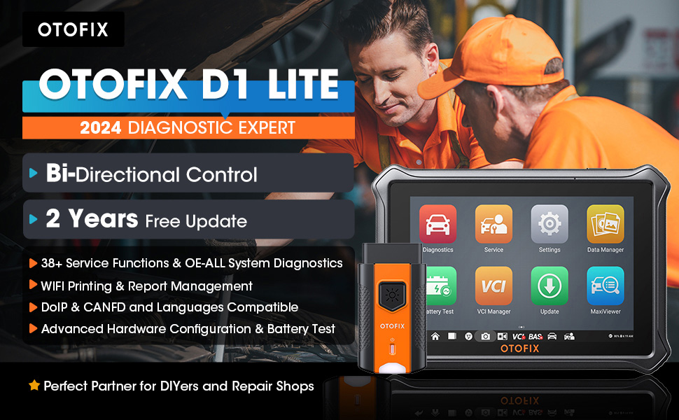 OTOFIX D1 Lite Общесистемный диагностический двухсторонний диагностический прибор со специальным сервисом 38 +