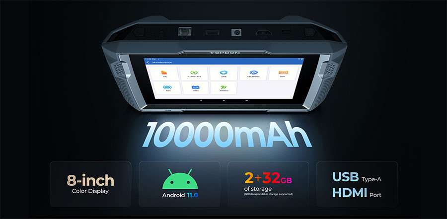 Topdon T - Ninja Pro Программист ключей Обучение с дистанционным управлением PIN Чтение Удаление ключей Все ключи потеряны Сканер OBD2