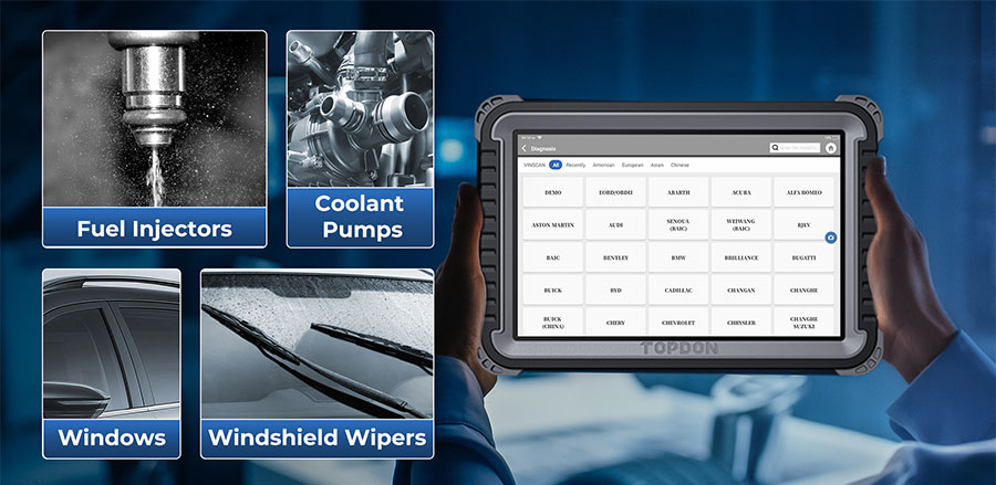 Topdon Phoenix Plus Интегрированный диагностический инструмент 