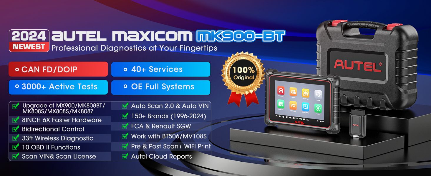 Компания Autel Maxicom MK900 - BT 