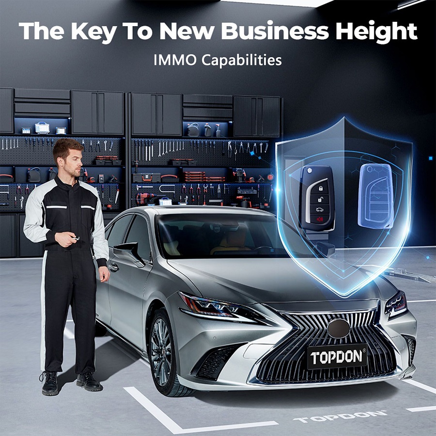 Topdon TopScan Pro Общесистемная диагностика с 13 функциями сброса многоязычной поддержки  