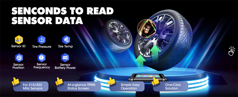 Autel Maxidas DS900TS DS900 - TS Беспроводная диагностика TPMS Расширенный код ECU OE Все системы диагностики 40 +