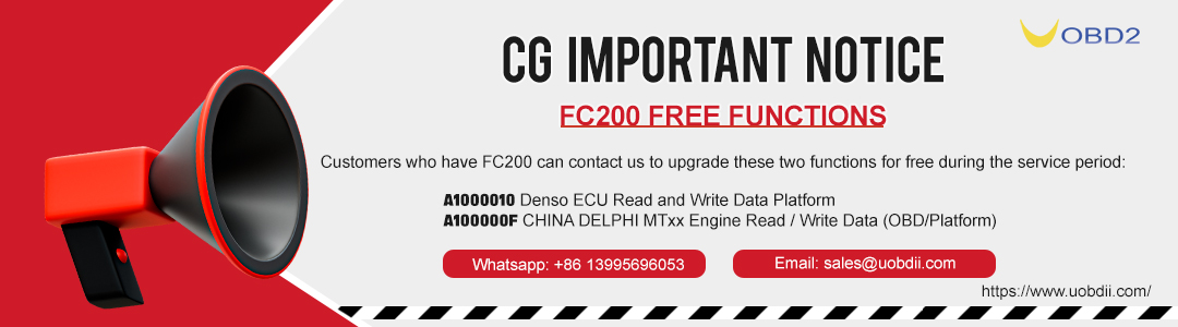 Приобретение FC200 для получения бесплатных лицензий Denso и Delphi