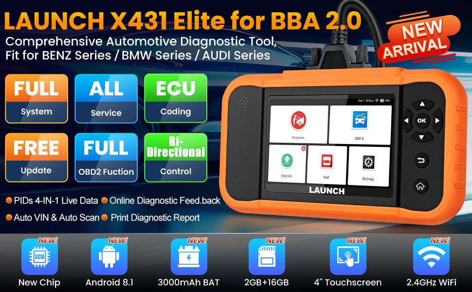 Сканер Creader Elite 2.0 BBA для BMW Audi