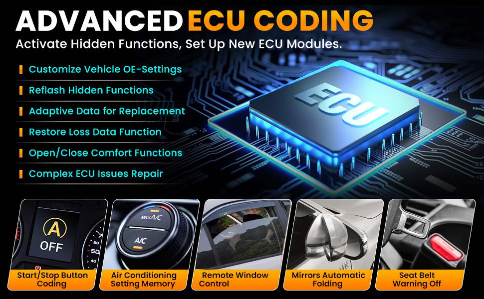 Код LAUNCH Creader Elite 2.0 BBA ECU 